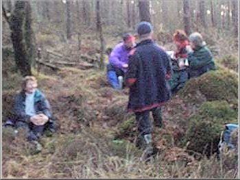 Lunch break in the Cropton Forest