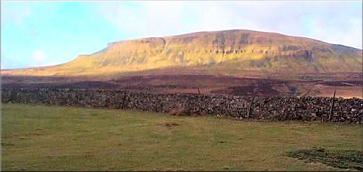 Our first clear view of Pen-y-ghent