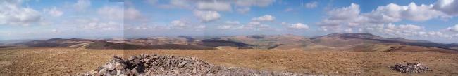 The view from Windy Gyle.