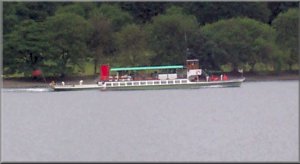 Steam Ferry heading for Howtown