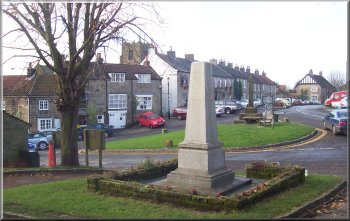 The war memorial in Osmotherley