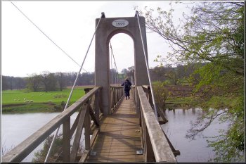 Suspension Bridge over the River Teviot