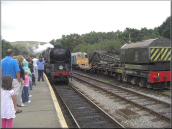 Our train pulls into Norden station
