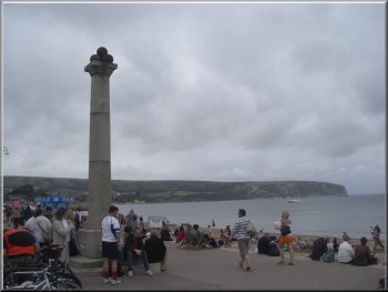 The sea front at Swanage