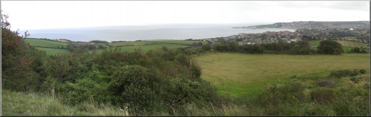 View over Swanage Bay from the Purbeck Way