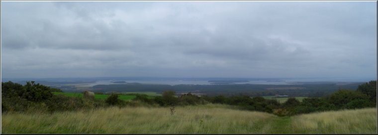 Poole Harbour seen from the Purbeck Way