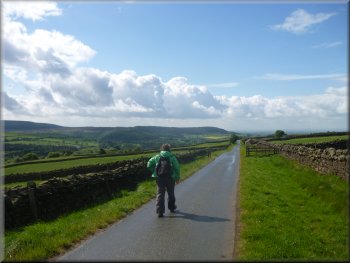 Farm access road heading towards Osmotherley