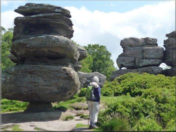 At Brimham Rocks - Idol Rock