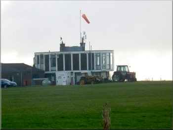The control tower at the glider field