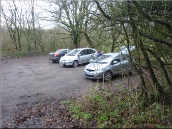 The car park at the bottom of White Horse Bank