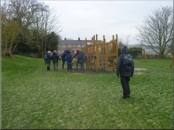 Children's play area on the edge of Wetwang