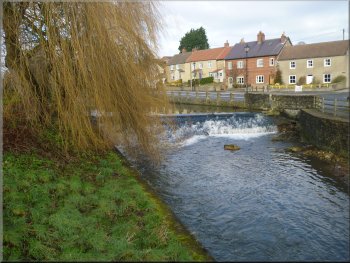 Weir on Bedale Beck in Crakehall