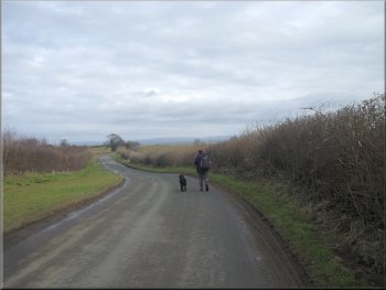 The road into Bedale from Burrill 