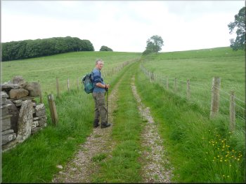 Path across the fields back towards Kirkby Stephen