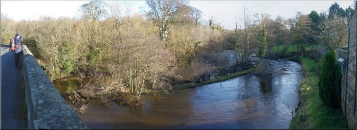 Weir across the River Nidd at Mill Farm