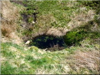 One of the smaller sink holes