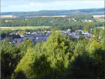 Fochabers seen from the view point