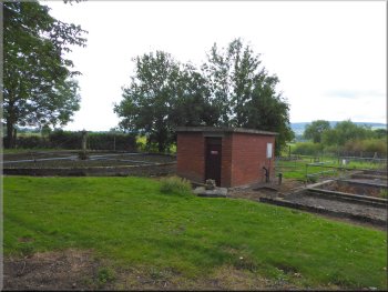 Spennithorne sewage works by the track
