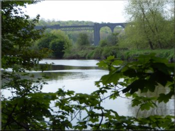 Conisbrough Railway Viaduct over the River Don, now disused