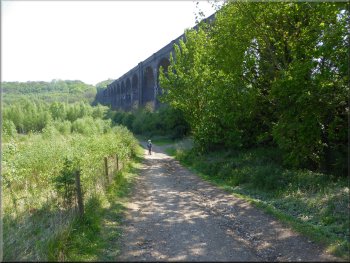 Path down to the river by the old viaduct