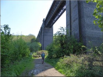 Path down to the river by the old viaduct