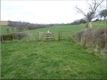 Kissing gate in to the next field
