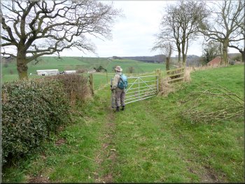 The old by-way from Beckfield House towards Brandsby