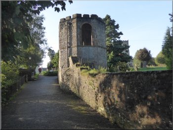 Tower in the churchyard by the Radical Steps