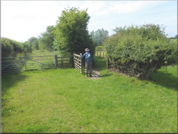 Bridleway moved to the right to bypass Thirlby Grange