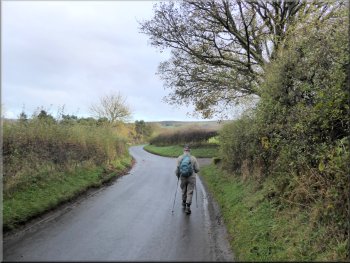 Following the road towards Castleton