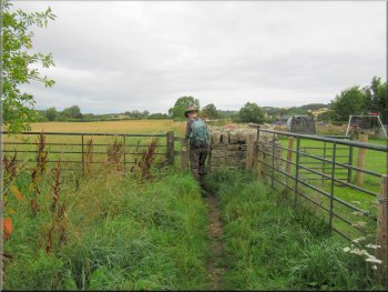 Field path from Gilling West to Hartforth