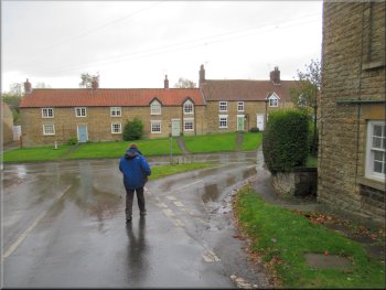 Walking down Church Lane to the main road through Terrington