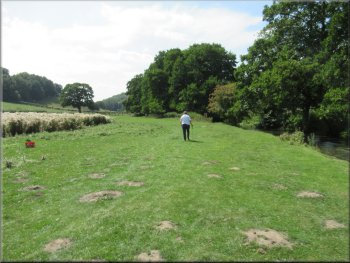 Field path next to Thornton Beck