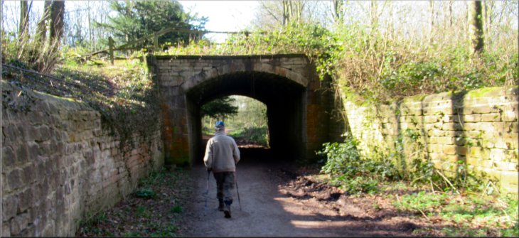 Tunnel taking Parlington Lane under the gardens keeping the traffic out of sight