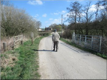 The access road to Throstlenest Farm