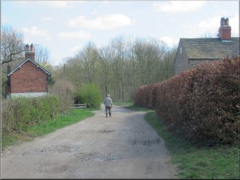 Passing The Staith Cottage along Parlington Lane