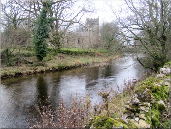 St Oswald‘s Church across the river