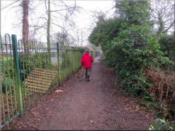 Path next to Beverley Minster Primary School