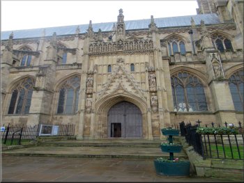 The north entrance to the Minster