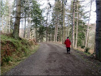 Nearing the bend at the end of Castleknowe Road
