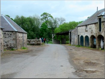 Passing through Roxburgh Mill on the road