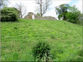 A remnant of the walls of Roxburgh Castle