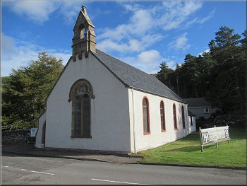 Gairloch Church of Scotland opposite the car park entrance