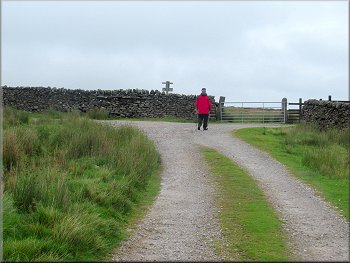 The access road from Scar Top House