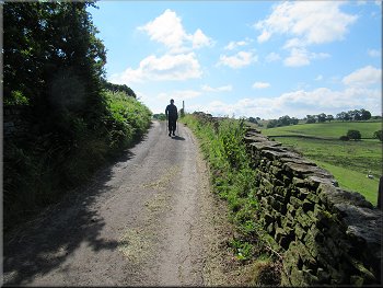 Following the old byway towards Bank End Farm