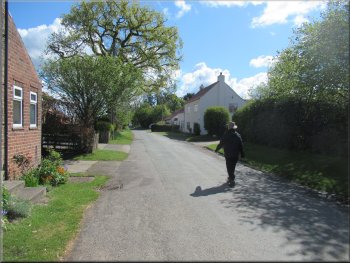 Walking through Catton village