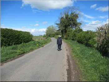 The road from Catton to Skipton-on-Swale