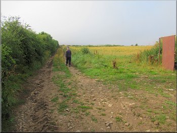 Continuing along the track past the farm buildings